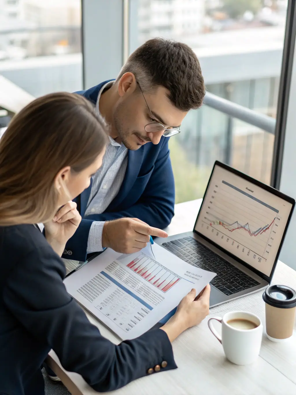 An image of a business consultant providing personalized advice to a client, emphasizing the importance of tailored solutions.